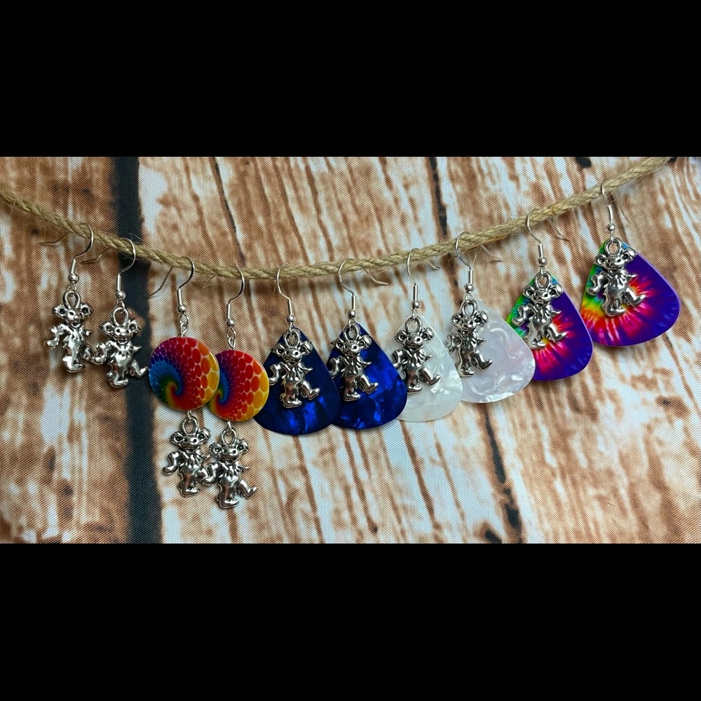 Grateful Dead Earring Set of 5 pairs
